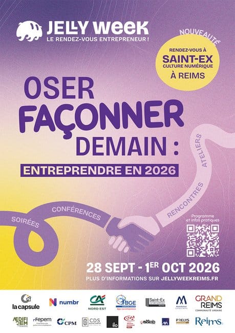 Affiche Jelly Week 2026 à Reims – du 28 septembre au 1er octobre 2026